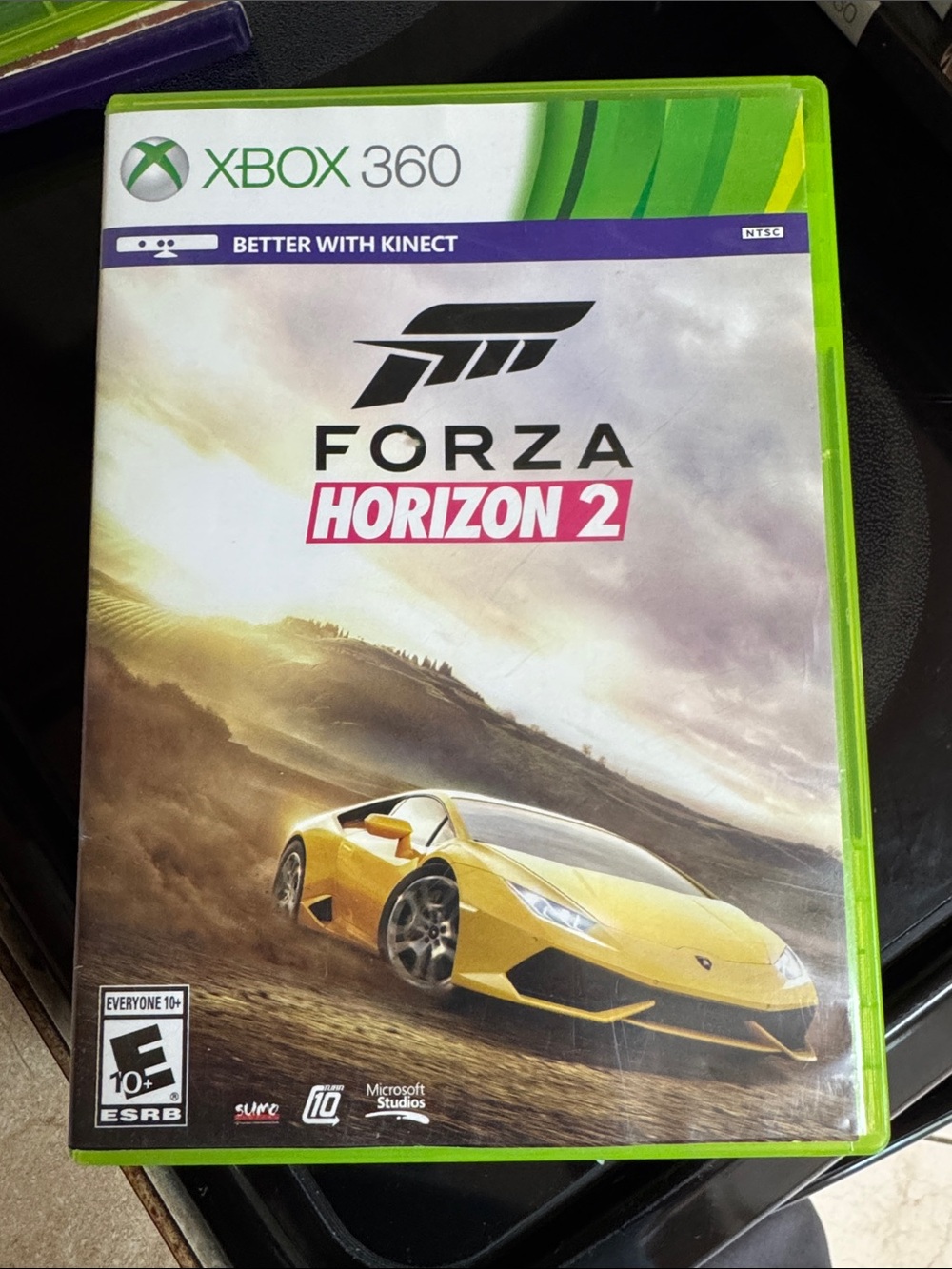 Microsoft Xbox 360 Forza Horizon 2 - Yellow & Green Case